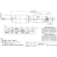 Амортизатор задний TOYOTA LAND CRUISER 80/105/MMC DELICA 94-06 (w/o ECS) лев=RH SAT