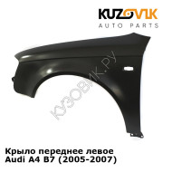 Крыло переднее левое Audi A4 B7 (2005-2007) KUZOVIK