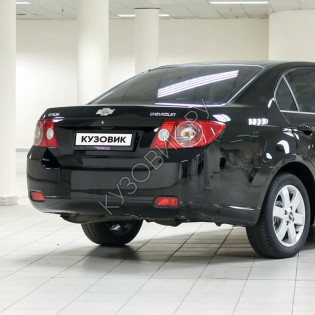 Бампер задний в цвет кузова Chevrolet Epica (2006-2013) GAR - Carbon Flash - Черный