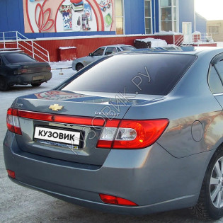 Бампер задний в цвет кузова Chevrolet Epica (2006-2013) GJE - Placid Grey - Серый