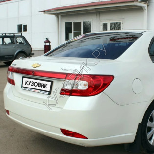 Бампер задний в цвет кузова Chevrolet Epica (2006-2013) GAZ - Summit White - Белый