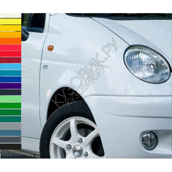 Крыло переднее правое в цвет кузова Daewoo Matiz (2000-2015)