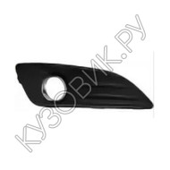 Решетка в передний бампер правая с отверстием под противотуманки Ford Fiesta 6 (2008-)