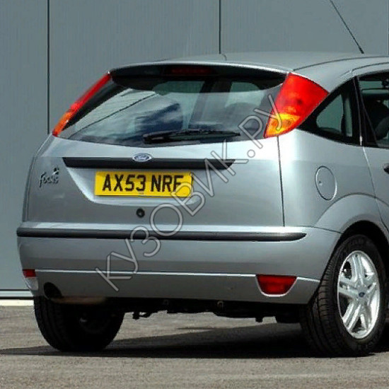 Бампер задний в цвет кузова Ford Focus 1 (2001-2004) хэтчбек рестайлинг