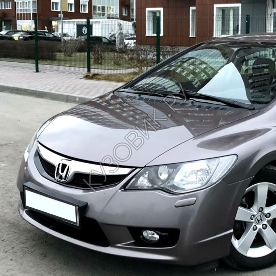 Бампер передний в цвет Honda Civic 8 (2008-2011) седан рестайлинг Бампер передний в цвет Honda Civic 8 (2008-2011) седан рестайлинг