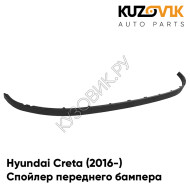 Спойлер переднего бампера Hyundai Creta (2016-) KUZOVIK