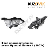 Фара противотуманная левая Hyundai Elantra 4 (2007-) KUZOVIK