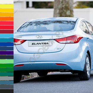 Бампер задний в цвет кузова Hyundai Elantra MD (2010-2014)