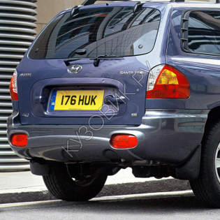 Бампер задний в цвет кузова Hyundai Santa Fe 1 (2000-2012)