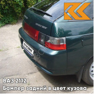 Бампер задний в цвет кузова ВАЗ 2112 371 - Амулет - Зеленый