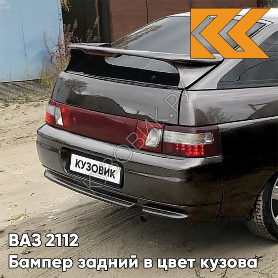 Бампер задний в цвет кузова ВАЗ 2112 503 - Аккорд - Серый