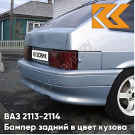 Бампер задний в цвет кузова ВАЗ 2113, 2114 419 - Опал - Голубой