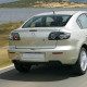 Бампер задний в цвет кузова Mazda 3 BK рестайлинг (2006-2009) седан