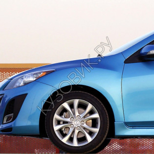 Крыло переднее левое в цвет кузова Mazda 3 BL (2009-2012)