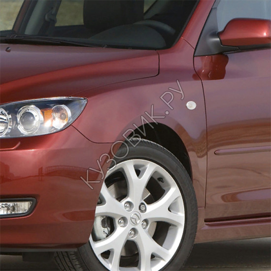 Крыло переднее левое с отверстием в цвет кузова Mazda 3 BK (2003-2009) хэтчбек Крыло переднее левое с отверстием в цвет кузова Mazda 3 BK (2003-2009) хэтчбек