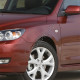 Крыло переднее левое с отверстием в цвет кузова Mazda 3 BK (2003-2009) хэтчбек