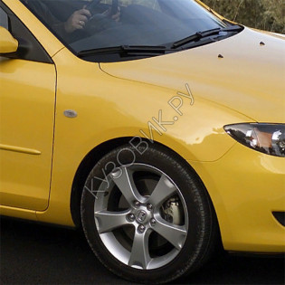 Крыло переднее правое с отверстием в цвет кузова Mazda 3 BK (2003-2009) седан
