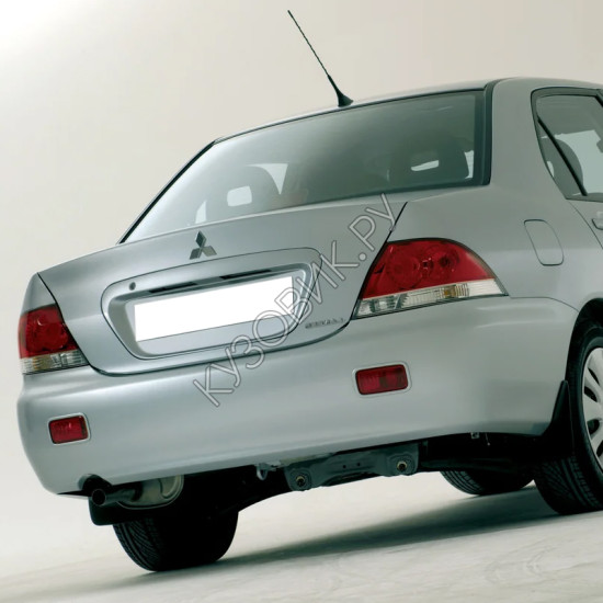 Бампер задний с отверстиями в цвет кузова Mitsubishi Lancer IХ (2000-2010)