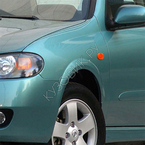 Крыло переднее левое в цвет кузова Nissan Almera N16 (2002-2006) седан рестайлинг
