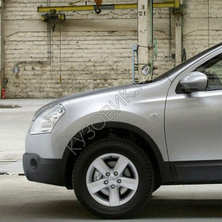 Крыло переднее левое с отверстиями в цвет кузова Nissan Qashqai J10 (2007-2013)