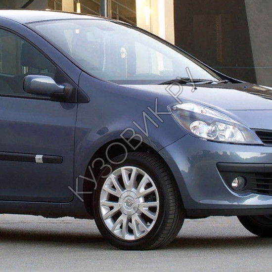 Крыло переднее правое в цвет кузова Renault Clio 3 (2006-2011)