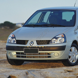 Бампер передний в цвет кузова Renault Symbol 1 (2001-2008)