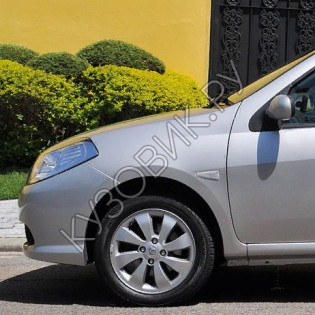 Крыло переднее левое в цвет кузова Renault Symbol 2 (2008-2012)
