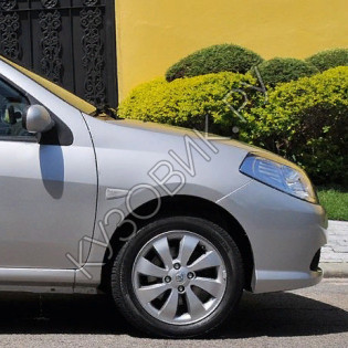 Крыло переднее правое в цвет кузова Renault Symbol 2 (2008-2012)