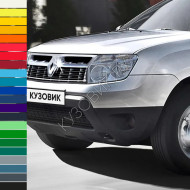 Бампер передний в цвет кузова Renault Duster (2010-2015) без птф