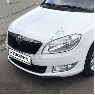 Бампер передний в цвет кузова Skoda Fabia 2 (2010-2014) рестайлинг
