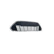 Решетка в передний бампер черная с хром молдингом Ford Mondeo 4 (2011-) рестайлинг